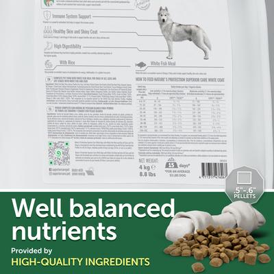 Show full view: Nature's Protection Superior Care All Life Stages & Breeds White Fish & Rice Dry Dog Food, 8.8-lb bag slide 5 of 9