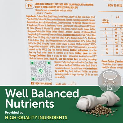 Show full view: Nature's Protection Superior Care Puppy Small Breed Grain-Free Salmon & Krill Dry Dog Food, 3.3-lb bag slide 5 of 9