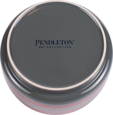 Show full view: Pendleton Ceramic Dog Bowl, 8-cup, Yakima Stripe slide 3 of 5