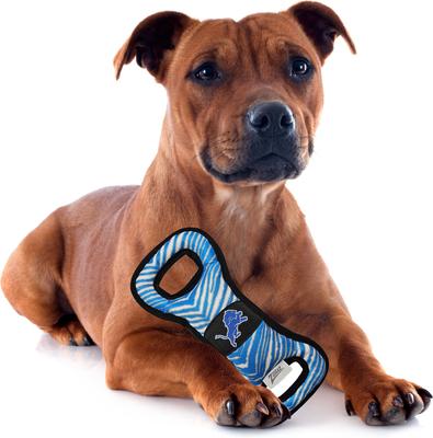 Show full view: Pets First Detroit Lions Zubaz Pull Dog Toy slide 3 of 5