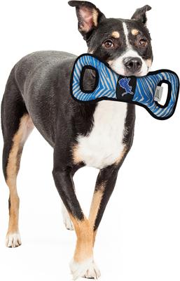 Show full view: Pets First Detroit Lions Zubaz Pull Dog Toy slide 4 of 5