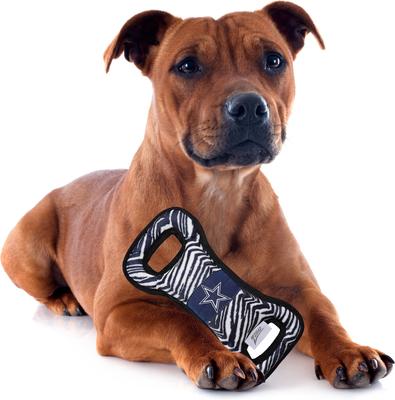 Show full view: Pets First Dallas Cowboys Zubaz Pull Dog Toy slide 3 of 4