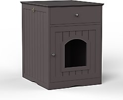 Cesicia Wooden Side Table Cat Litter Box Enclosure slide 2 of 7