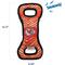 Show in main carousel: Pets First Kansas City Chiefs Zubaz Pull Dog Toy slide 2 of 4