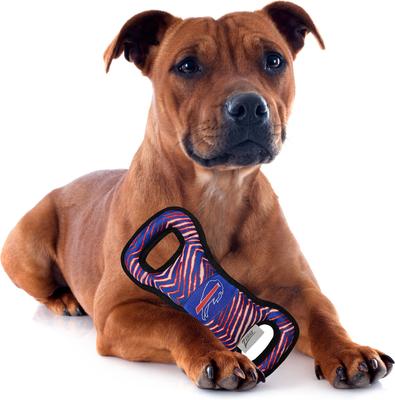 Show full view: Pets First Buffalo Bills Zubaz Pull Dog Toy slide 3 of 4