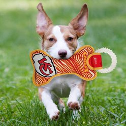 Pets First Kansas City Chiefs Zubaz Dental Ring Dog Toy slide 2 of 4