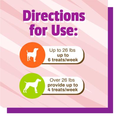 Show full view: Pet Naturals BusyButter Balanced Belly Pumpkin & Probiotic Peanut Butter Flavored Dog Chews, Medium/Large, 4 count slide 9 of 11