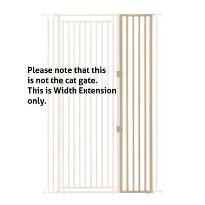 Show full view: Richell Cat Safety Gate Width Extension, Beige, 70.9-in slide 3 of 6