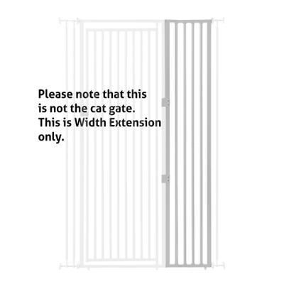 Show full view: Richell Cat Safety Gate Width Extension, White, 70.9-in slide 2 of 3