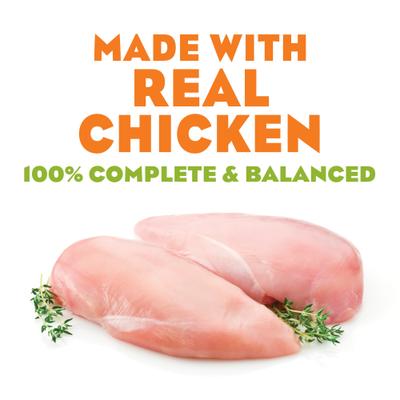 Show full view: Moist & Meaty Real Chicken Recipe Soft Dry Dog Food, 6-oz pouch, case of 12 slide 8 of 12