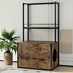 Cesicia 55-in Furniture Style Cat Litter Box Enclosure