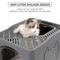 Show in main carousel: allforpaws Go Fresh Foldable Cat Litter Box, Large, Grey slide 4 of 11