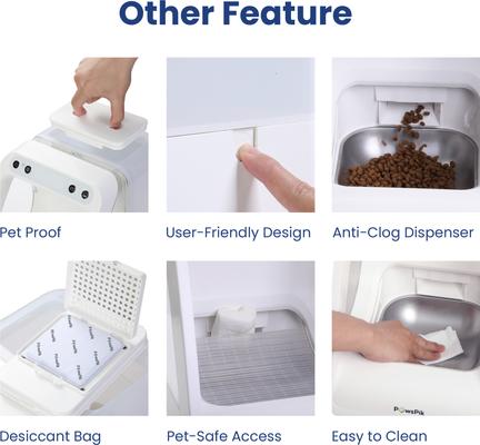 Show full view: PawsPik Automatic Microchip RFID Cat Feeder, 16-cup slide 9 of 13