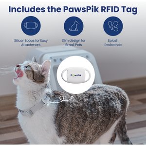 PawsPik Automatic Microchip RFID Dog & Cat Feeder, 16-cup