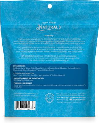 Show full view: Dog Treat Naturals Peanut Butter & Blueberry Superfood Bites Dog Treats, 8-oz bag slide 7 of 7