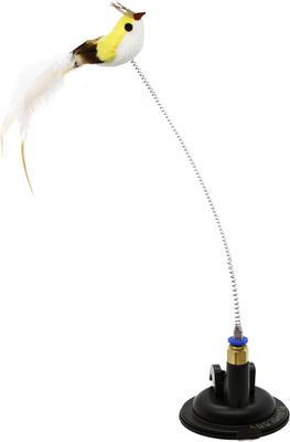 Show full view: Playology Suction Cup Spring Bird Cat Toy slide 4 of 8