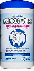 Squishface Wrinkle Wipes Dog Grooming Wipes, 80 count