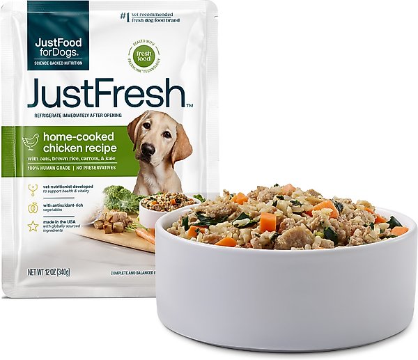 Nutrient Blend Just Food For Dogs Chicken And Rice Recipe Just