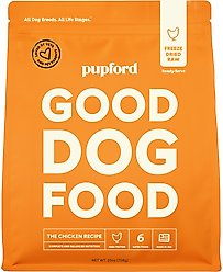 Pupford Good Dog Food Chicken Recipe Freeze-Dried Dog Food, 25-oz bag