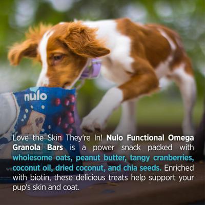Show full view: Nulo Functional Granola Omega Dog Treats, 10-oz bag slide 7 of 12