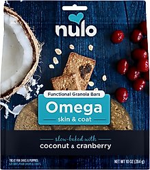 Nulo Functional Granola Omega Dog Treats, 10-oz bag
