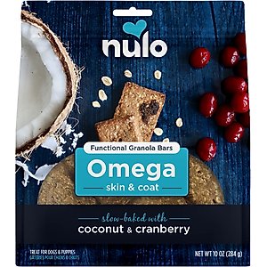 Nulo Functional Granola Omega Dog Treats, 10-oz bag