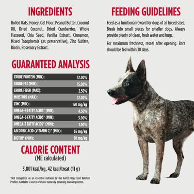 Show full view: Nulo Functional Granola Omega Dog Treats, 10-oz bag slide 5 of 12