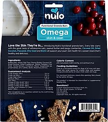 Nulo Functional Granola Omega Dog Treats, 10-oz bag slide 2 of 9