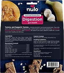 Nulo Functional Granola Digestion Dog Treats, 10-oz bag slide 2 of 9