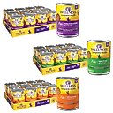 Variety Pack - Wellness Complete Health Pate Chicken Entree Grain-Free Canned Cat Food, 12.5-oz, case of 12, Turkey & Salmon & Turkey Flavors