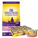 Wellness Complete Health Kitten Formula Grain-Free Canned Cat Food, 3-oz, case of 24 + Wellness Complete Health Natural Grain-Free Deboned Chicken & Chicken Meal Dry Kitten Food, 5.5-lb bag