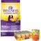 Show in main carousel: Wellness Complete Health Pate Chicken Entree Grain-Free Canned Cat Food, 12.5-oz, case of 12 + Wellness Complete Health Grain-Free Indoor Healthy Weight Chicken Recipe Dry Cat Food, 11.5-lb bag slide 1 of 9