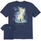Show in main carousel: LIFE IS GOOD Men's Hiker with Sunbeams in the Woods Short Sleeve Crusher Tee, X-Large slide 1 of 5