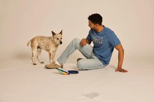 Show full view: LIFE IS GOOD Men's Tie Dye Grateful Dog Crusher-LITE Tee, Small slide 3 of 5
