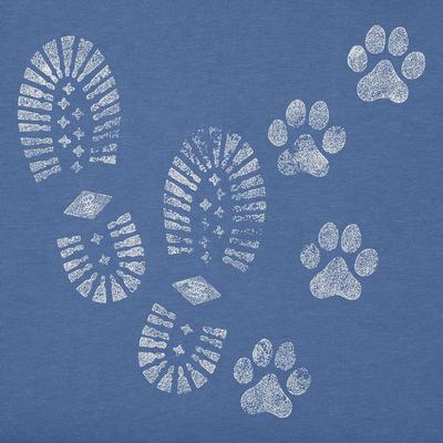 Show full view: LIFE IS GOOD Women's Trails & Tails Crusher Tee, X-Large slide 2 of 4