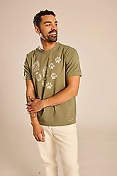 LIFE IS GOOD Men's Trails & Tails Short Sleeve Crusher Tee, Medium slide 2 of 4