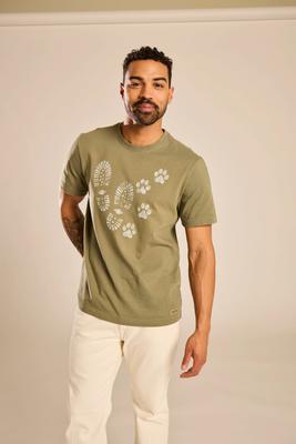 Show full view: LIFE IS GOOD Men's Trails & Tails Short Sleeve Crusher Tee, X-Large slide 3 of 4