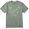 Show in main carousel: LIFE IS GOOD Men's Trails & Tails Short Sleeve Crusher Tee, X-Large slide 1 of 4