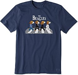 LIFE IS GOOD Men's The Beagles Crusher Tee, X-Large