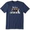 Show in main carousel: LIFE IS GOOD Men's The Beagles Crusher Tee, X-Large slide 1 of 4
