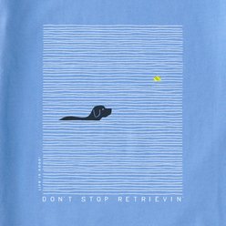 LIFE IS GOOD Women's Black Lab Retrievin' Crusher Tee, Medium slide 2 of 5
