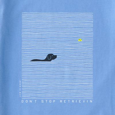 Show full view: LIFE IS GOOD Women's Black Lab Retrievin' Crusher Tee, X-Small slide 2 of 5