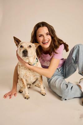 Show full view: LIFE IS GOOD Women's Best Things Floral Paw Short Sleeve Crusher-LITE Tee, XX-Large slide 4 of 4