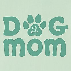 LIFE IS GOOD Women's Dog Mom Paw Short Sleeve Crusher Tee, XX-Large slide 2 of 6