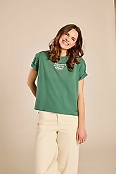 LIFE IS GOOD Women's I Deserve A Little Treat Crusher Boxy Tee, Large slide 2 of 4