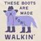 Show in main carousel: LIFE IS GOOD Women's These Boots are Made for Walkin Dog Crusher Boxy Tee, X-Large slide 2 of 3
