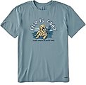 LIFE IS GOOD Men's Best Things Golden Dock Crusher Tee, Small