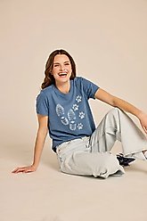 LIFE IS GOOD Women's Trails & Tails Crusher Tee, Large slide 2 of 4