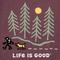 Show in main carousel: LIFE IS GOOD Men's Hiking Through the Woods Crusher Tee, X-Large slide 2 of 7