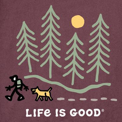 Show full view: LIFE IS GOOD Men's Hiking Through the Woods Crusher Tee, X-Large slide 2 of 7